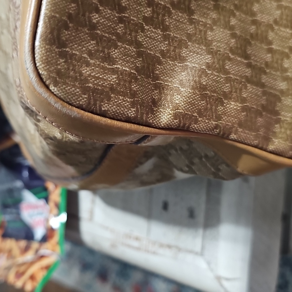 Celine Monogram Macadam Drawstring Bucket Hobo Ba… - image 8